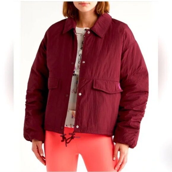 NWT FP Movement by Free People Off the Bleachers Coaches Jacket Size XS - Picture 3 of 13
